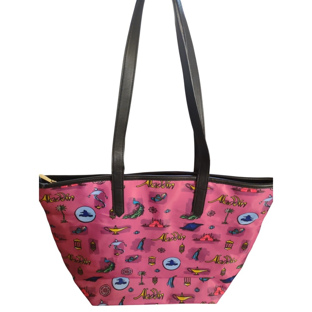 Disney's Aladdin Broadway Musical Tote Purse Pink‎ Carpet Genie Nostalgia
